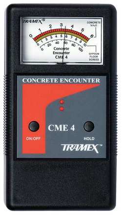 Concrete Moisture Meter,0 To 6 Percent (