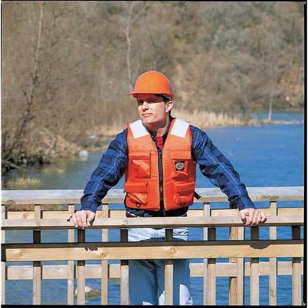 Standard Life Jacket,iii,l/xl,15-1/2 Lb.