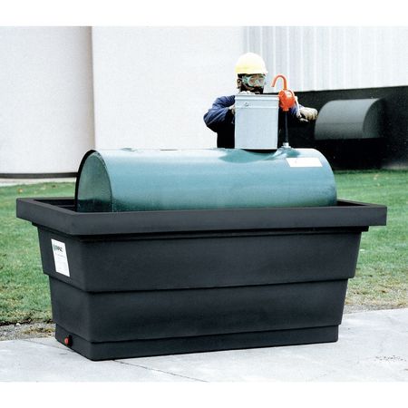 Tank Containment Unit,34-1/2 In. H,black