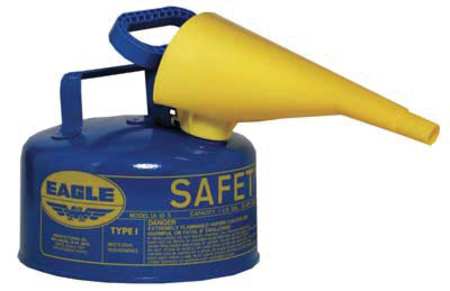 Type I Safety Can,1 Gal.,blue,8" H,9" Od