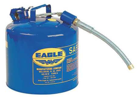 Type Ii Safety Can,blue,15-7/8 In. H (1