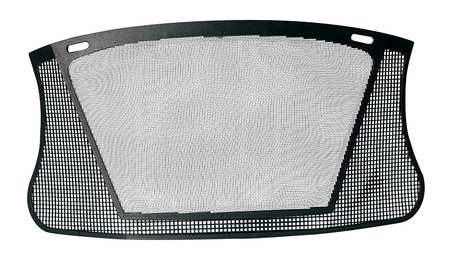 Faceshield Visor,nylon Mesh,black,7x13in