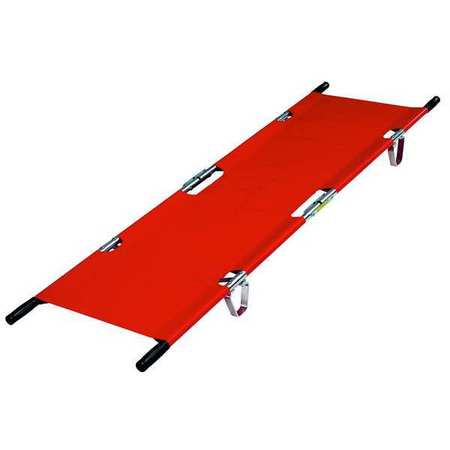 Folding Stretcher,350 Lb.,81 In.,orange