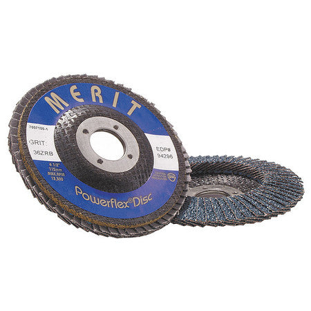 Flap Disc,4 1/2 In X 80 Grit,5/8-11 (1 U