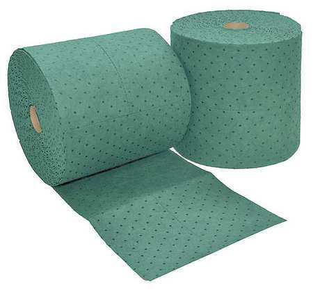 Absorb Roll,universal,green,300 Ft.l,pk2