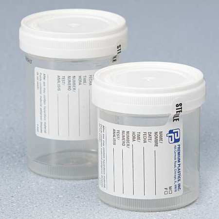 Specimen Container With Lid,3 Oz,pk400 (