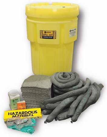 Spill Kit, Chem/hazmat, Yellow (1 Units