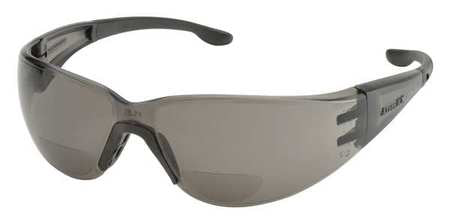 Bifocal Safety Read Glasses,+3.00,gray (