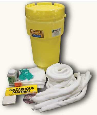 Spill Kit, Oil-based Liquids, Yellow (1