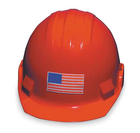 Hard Hat Label,2-1/8 In. H,4 In. W,pk5 (