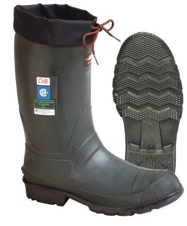 Insulated Boots,mid-calf,rubber,pu,7,pr