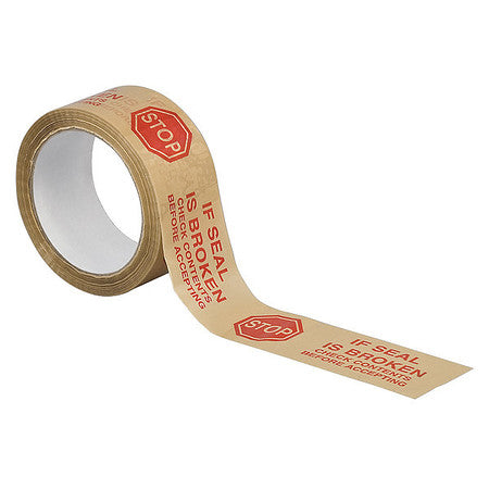 Carton Sealing Tape,tan/red,2in X 55yd (