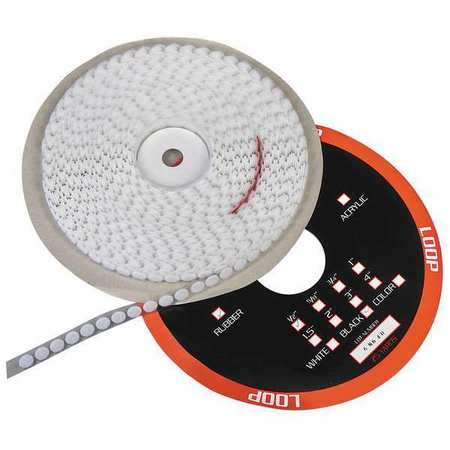 Hook,round,7/8 Dia,white,pk945 (1 Units