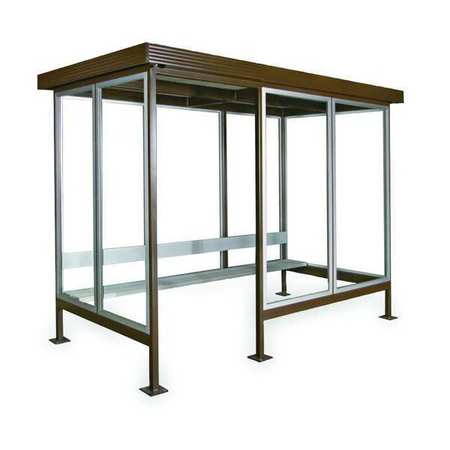 Smoking Shelter,h 93 1/2,w 120,w/bench (