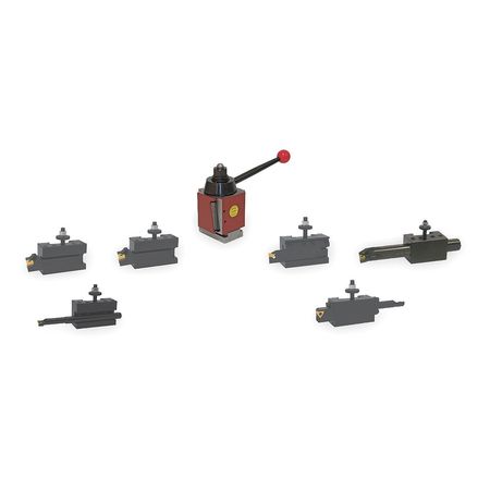 Tool Post & Holder Set,7 Pc,axa Series (