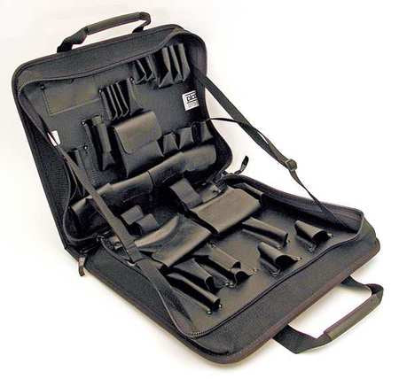 Tool Case,15-1/2x13-1/4x3-1/4,black (1 U