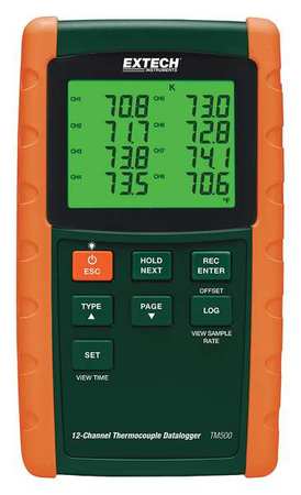 Thermocouple Datalogger,12 Channels (1 U