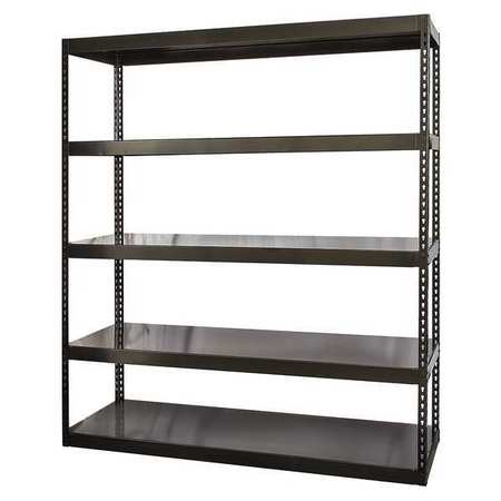 Boltless Shelving,starter,84" H,black (1