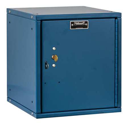 Box Locker,solid,1 Wide, 1 Tier,blue (1