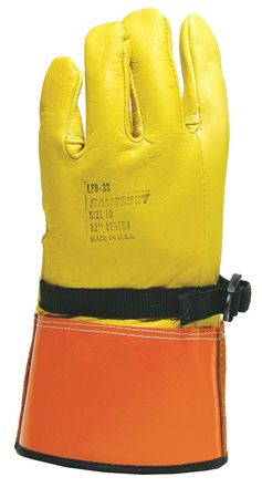 Elec.glove Protector,10,yellow/orange,pr