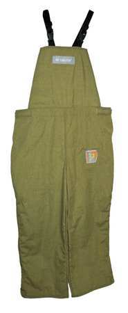 Arc Flash Bib Overall,hrc4,green,2xl (1