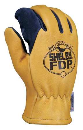 Firefighters Gloves,bl/gld,pr (1 Units I