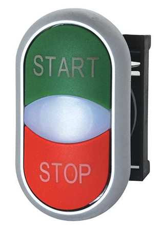 Non-illum Push Button,start/stop,oval (1