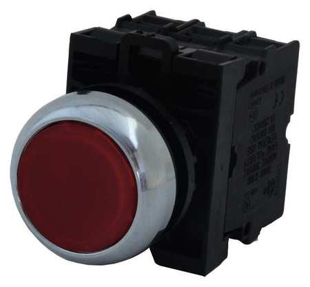 Illuminated Push Button,22mm,red (1 Unit