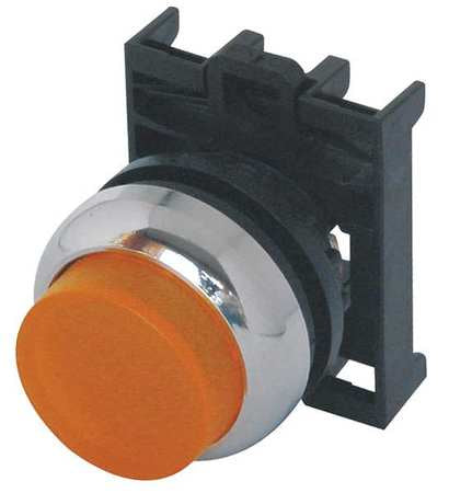 Illum Push Button Operator,22mm,amber (1