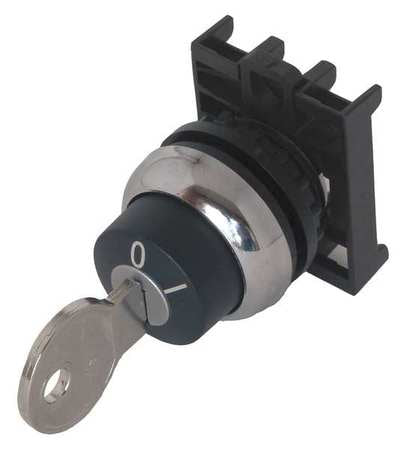 Non-illum Selector Swtch,22mm,2 Pos,keyd