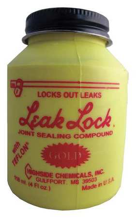 Leak Lock Gold Joint Sealing,ptfe,4 Oz.