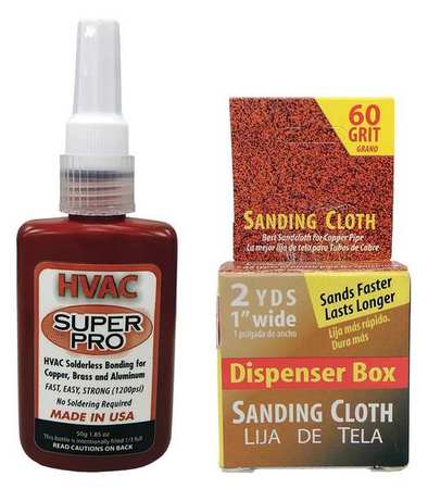 Hvac Solderless Bonding Kit,1.85 Oz. (1