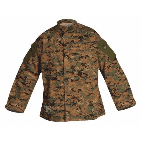 Tactical Shirt,woodland Digital,s,31" L