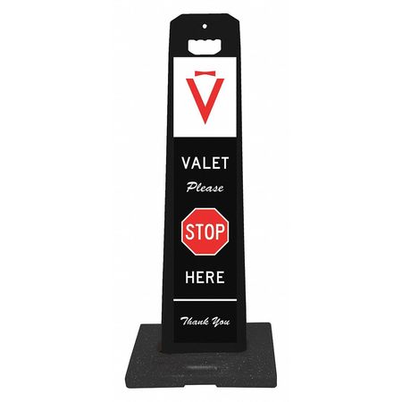 Panel,vertical,valet Stop,blk (1 Units I