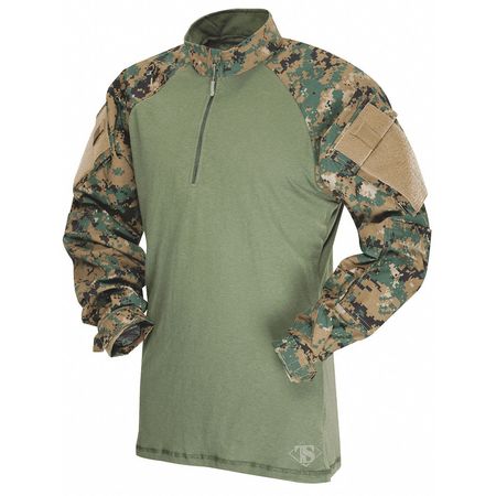 Tactical Polo,woodland Digital,3xl,38" L