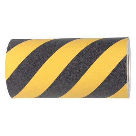 Anti-slip Tape,60ft. L,black/yellow,12"w