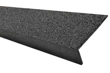 Frp Stair Nosing,black,24in W,fiberglass