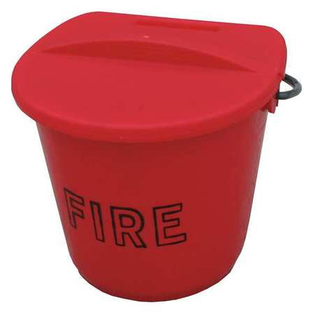 Fire Bucket,2.5 Gal.,plastic (1 Units In