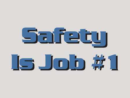 Poster,safety Is Job 1,18 X 24 In. (1 Un