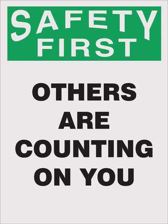 Poster,safety First Others,18 X 24 In. (