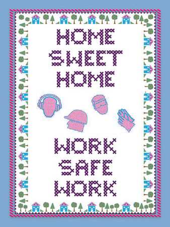 Poster,home Sweet Home,18 X 24 In. (1 Un