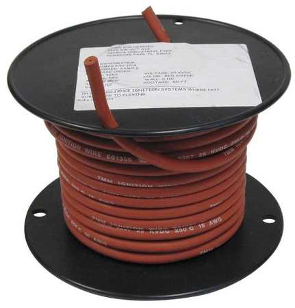 Oxide Ignition Wire, Red, 16awg, 50ft (1