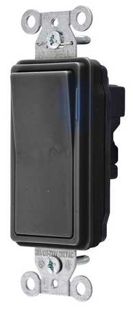 Illuminated Wall Switch,3-way,20a,black