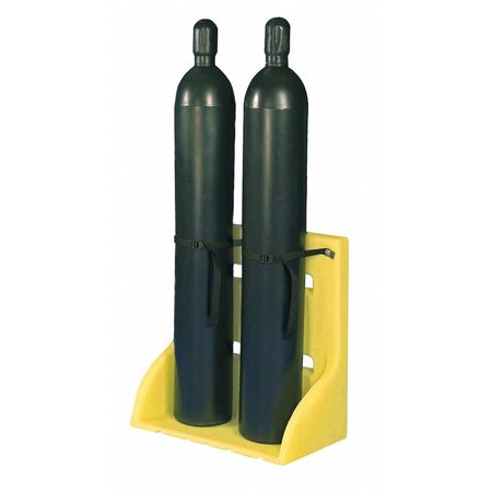 Cylinder Stand,2 Cyl.,11-1/2in.dia.,hdpe