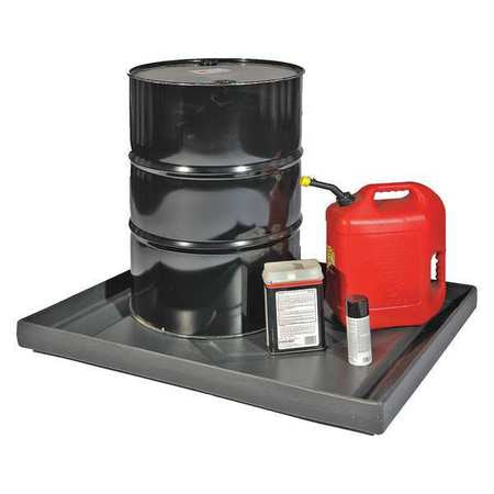 Spill Tray,black,21.5 Gal.,hdpe (1 Units