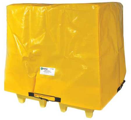 Tarp Cover,57inlx57inwx44inh,pvc,yellow