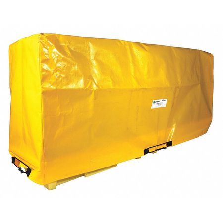 Tarp Cover,115inlx75inwx51inh,pvc,yellow