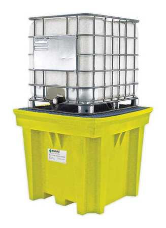 Ibc Containment Unit With Drain,yellow (