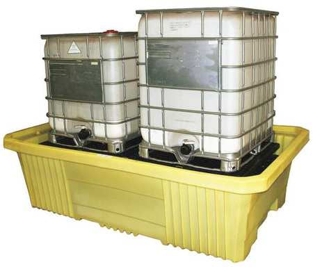 Ibc Containment Unit With Drain,yellow (