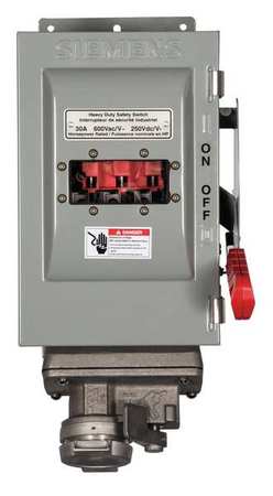 Safety Switch,600vac,3pst,30 Amps Ac (1